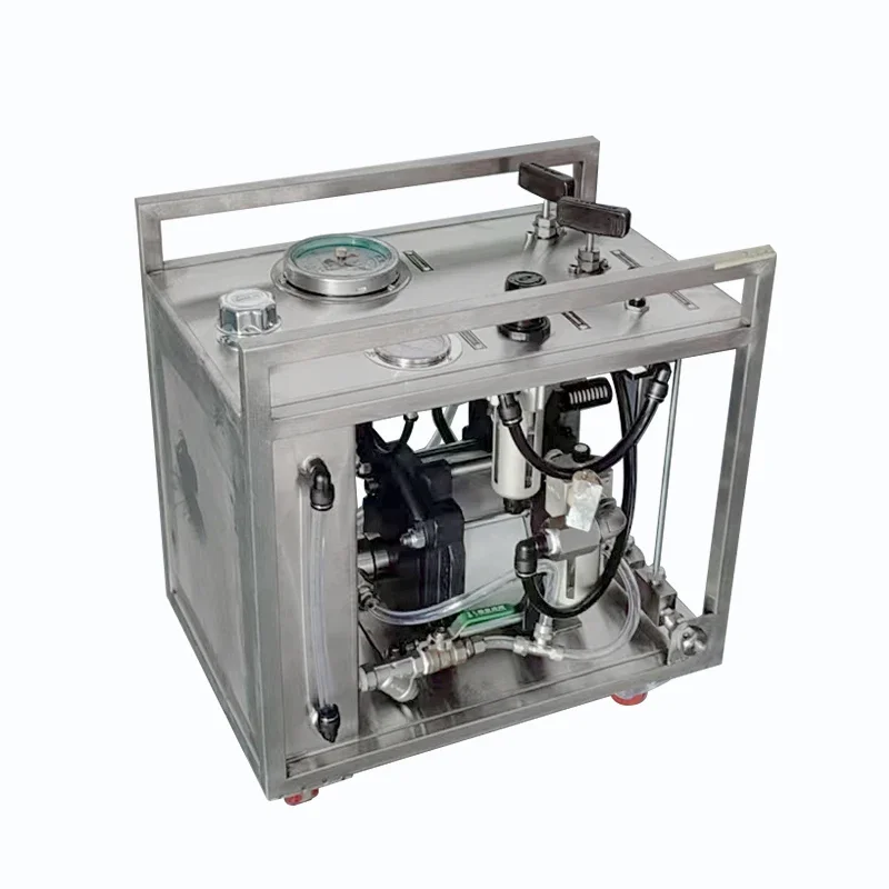 

Portable Hydraulic Pressure Tester Pipeline Hydro Test Pump With Paper Chart Recorder