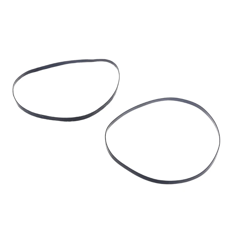 50Pcs Cassette Tape Machine Rubber Belts Cassette Rubber Belt 110-145mm Cassette Recorder Belts Maintenance Accessories