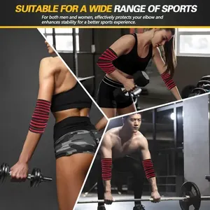 Winding pressure elbow cushion, sports elbow guard, bench press, lelterophilism protection equipment, gym equipment, booster stripe 11 Main sales elbow Bodybuilding - №7