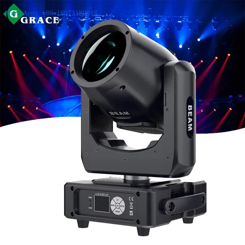 

Igracelite Mini 230W 7r Moving Head Beam Light for DJ Disco Stage Lighting