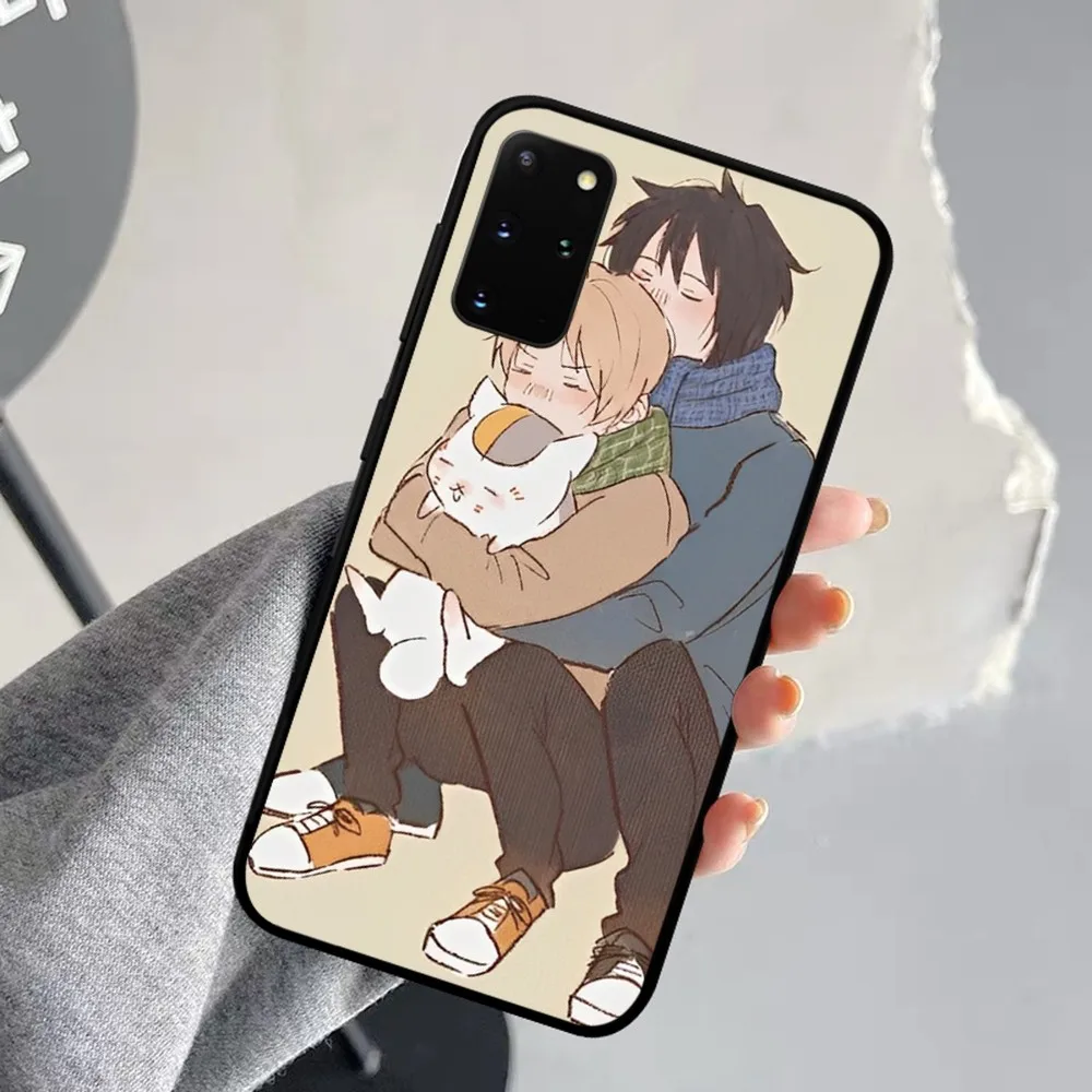 Natsume Yuujinchou Cat  Phone Case For Samsung S 9 10 20 21 22 23 30 23plus lite Ultra FE S10lite Fundas