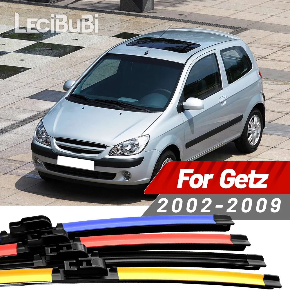 2 stücke Für Hyundai Getz 2002-2009 2003 2004 2005 2006 2007 2008 Frontscheibe Wischer Klingen Scheibenwischer