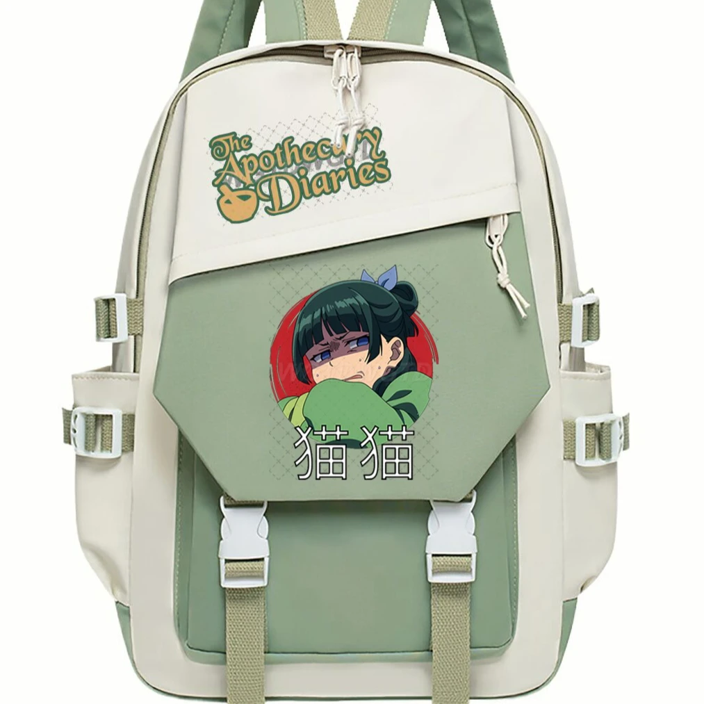 

Hot Anime The Apothecary Diaries Bags Teens Daily Backpack Laptop Bags Travel Maomao Students Boy Girl School Bag Backpacks