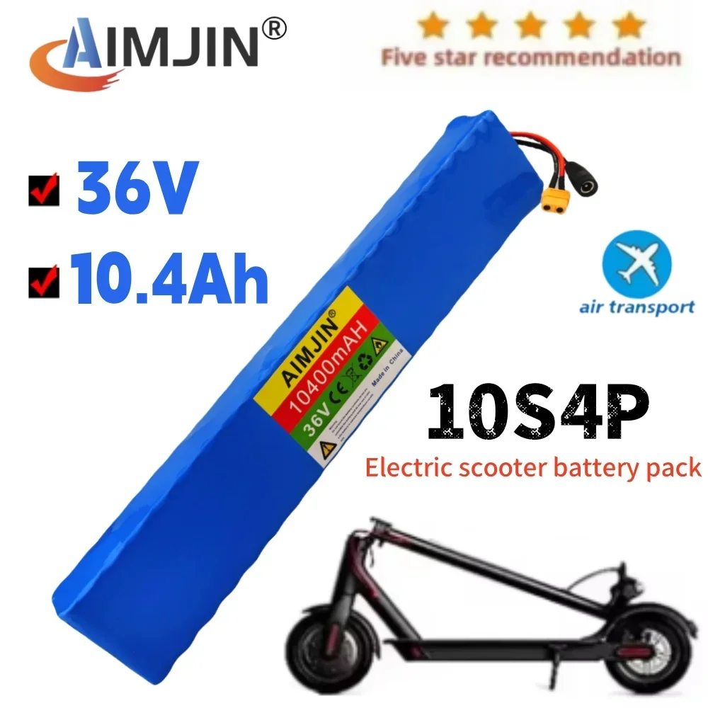 

10S4P 36V 10400mAh Electric Scooter Lithium Battery 18650 battery pack 36V 10.4Ah Electric Scooter Electric Scooter Battery 36v