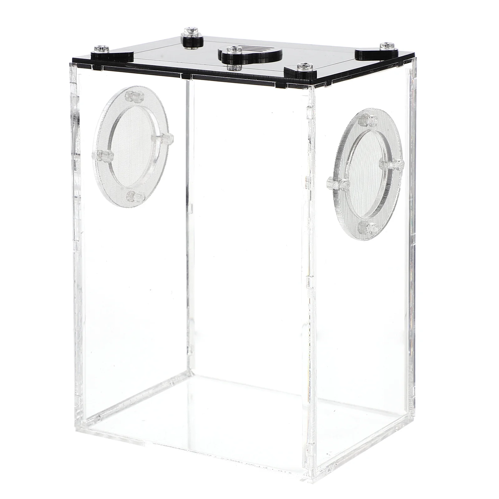 

Reptile Tank Transparent Acrylic Breeding Box For Spider Gecko Snake Portable Living Cage Ventilation Holes Pet Supply