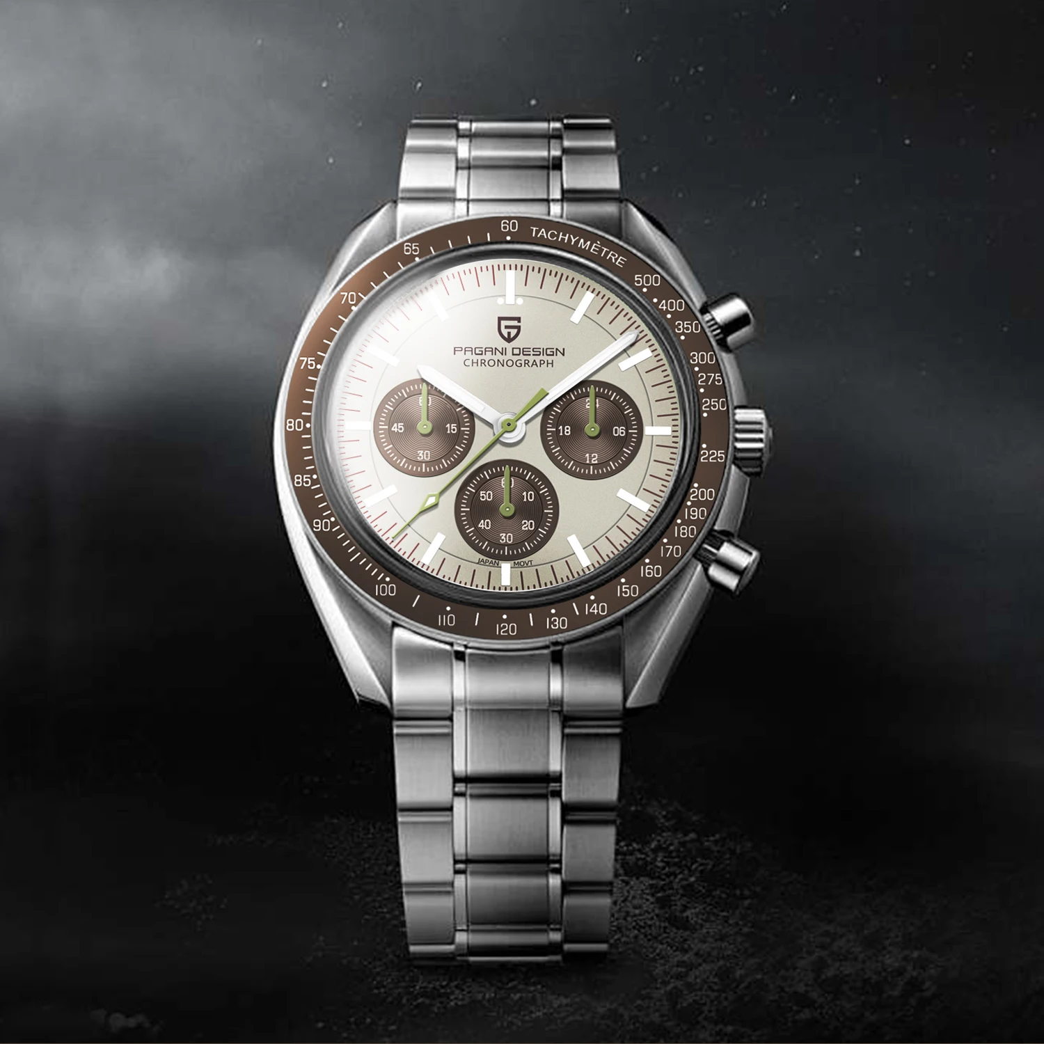 

Новые мужские часы PAGANI DESIGN Saturn 2026 года: роскошные кварцевые наручные часы-хронограф с AR-сапфировым стеклом, водонепроницаемые, светящиеся