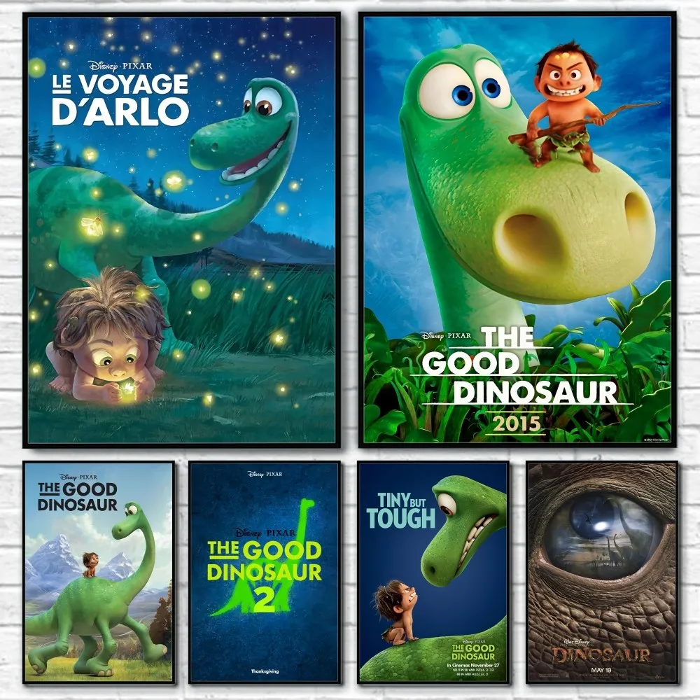 

The Good Dinosaur Cartoon Film Poster Sticky Wall Art Printing Waterproof Home Living Bed Room Bar Hallway Aesthetic Decor