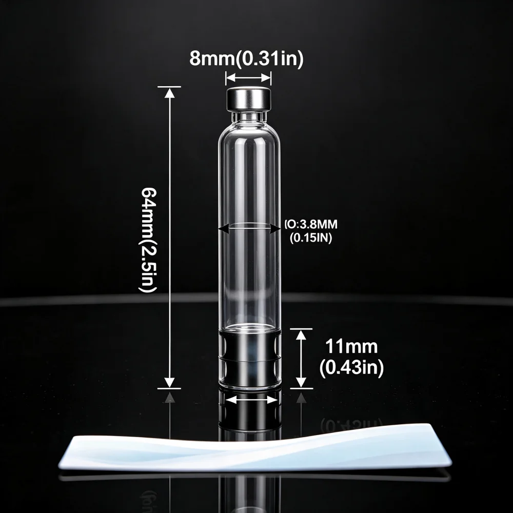 3ml Insulin Cartridge Sterile Glass Pen Cartridge for Insulin Injection Pen 50pcs 100pcs Individually Packed