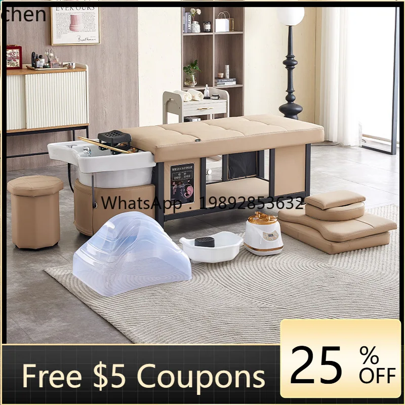 

HT Massage Head Therapy Bed for Barber Shops and Beauty Salons with Constant Temperature Water Heater