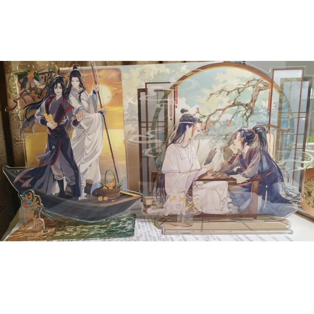Anime Mo Dao Zu Shi Ship Theme Acrylic Figure Stand Model Anime Desk Decoration Collection Plate Holder Cosplay