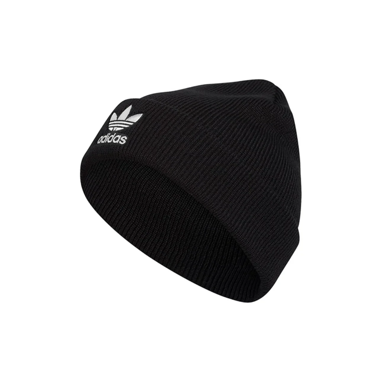 Adidas Originals Solid Color Embroidered Logo Acrylic Knitted Hat for Men and Women