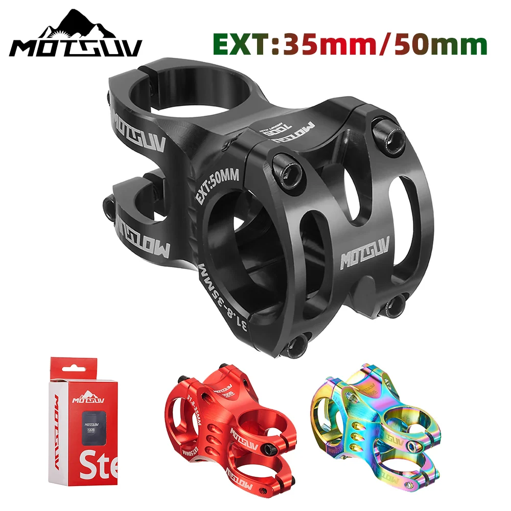 

MTB Power Stem Road Bike Mountain Bicycle Bridge Short 35mm 50mm Rod Handlebar Table Adjustable Riser 31 8 Cycling