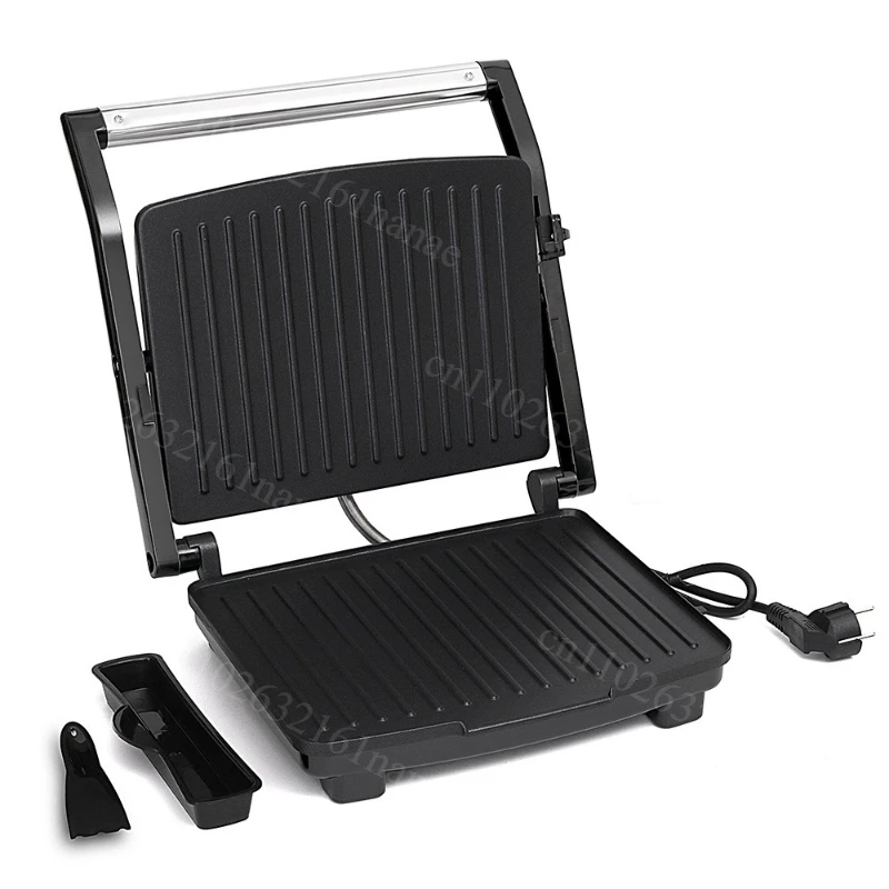 Steak Oven YW210 Sandwich Maker 2000W Household Oven Stainless Steel Multifunctional Toaster High Power Double Sided Heating