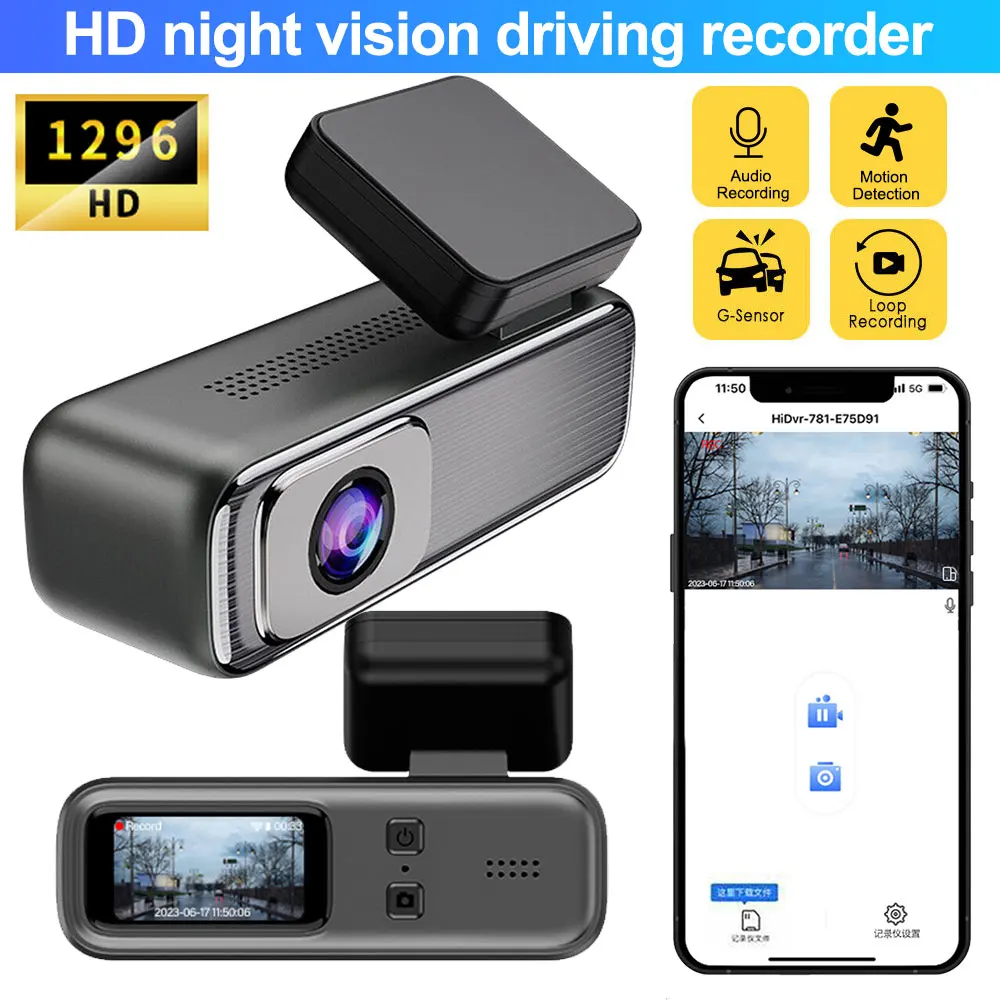 

Mirror Camera for Car Touch Screen Video Recorder Rearview mirror Dash Cam 1296P super list lens Camera Mirror DVR Black Box