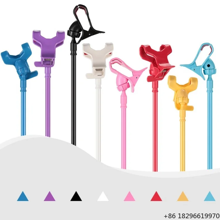 Universal Desktop Bed Lazy Bracket Flexible Long Arms 3.5-6.7 Inch Clip Mobile Phone Holder
