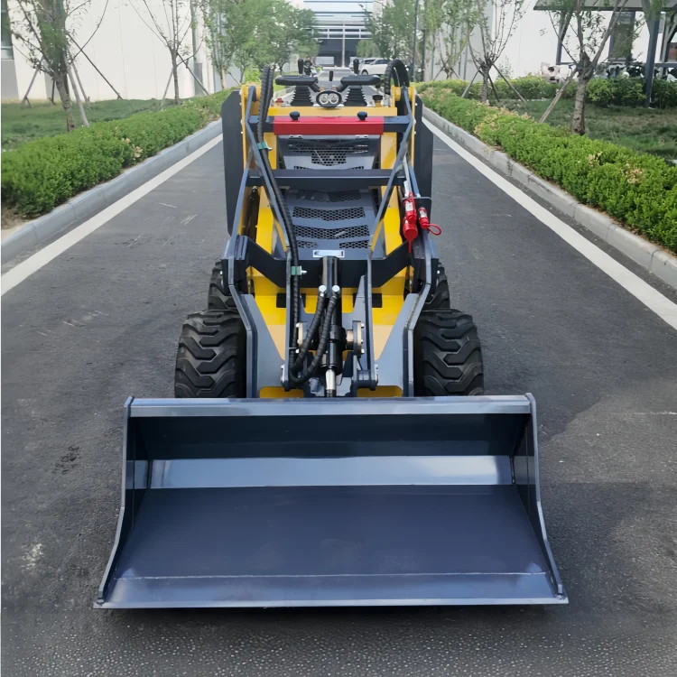 Free Ship SDLOT S300 Stand on Mini Crawler Skid Steer Loader Koop CE EURO5 EPA 300kg Brush Cutter Yard Maintenance view 5