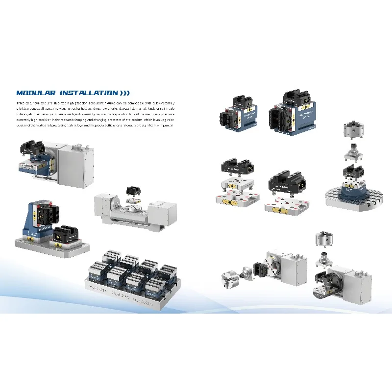 Manual Zero Point Clamping Precision Type TS52-210BS Converter Plate Self-Centering Vise