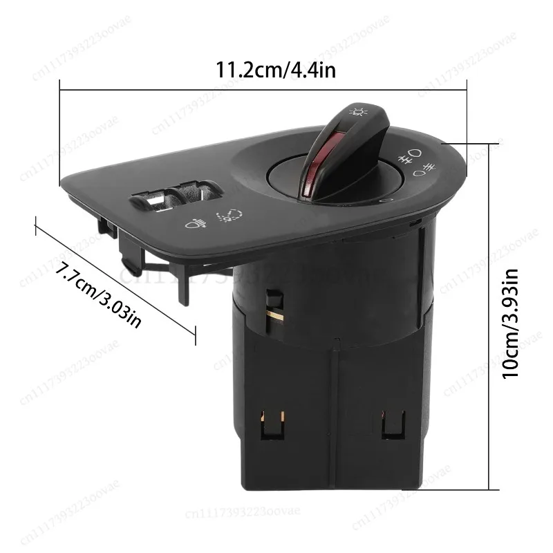 Headlight Fog Light Switch For Seat Ibiza IV Main Light Control Button 6J1941531J 6J1941531A 6J1941531AL