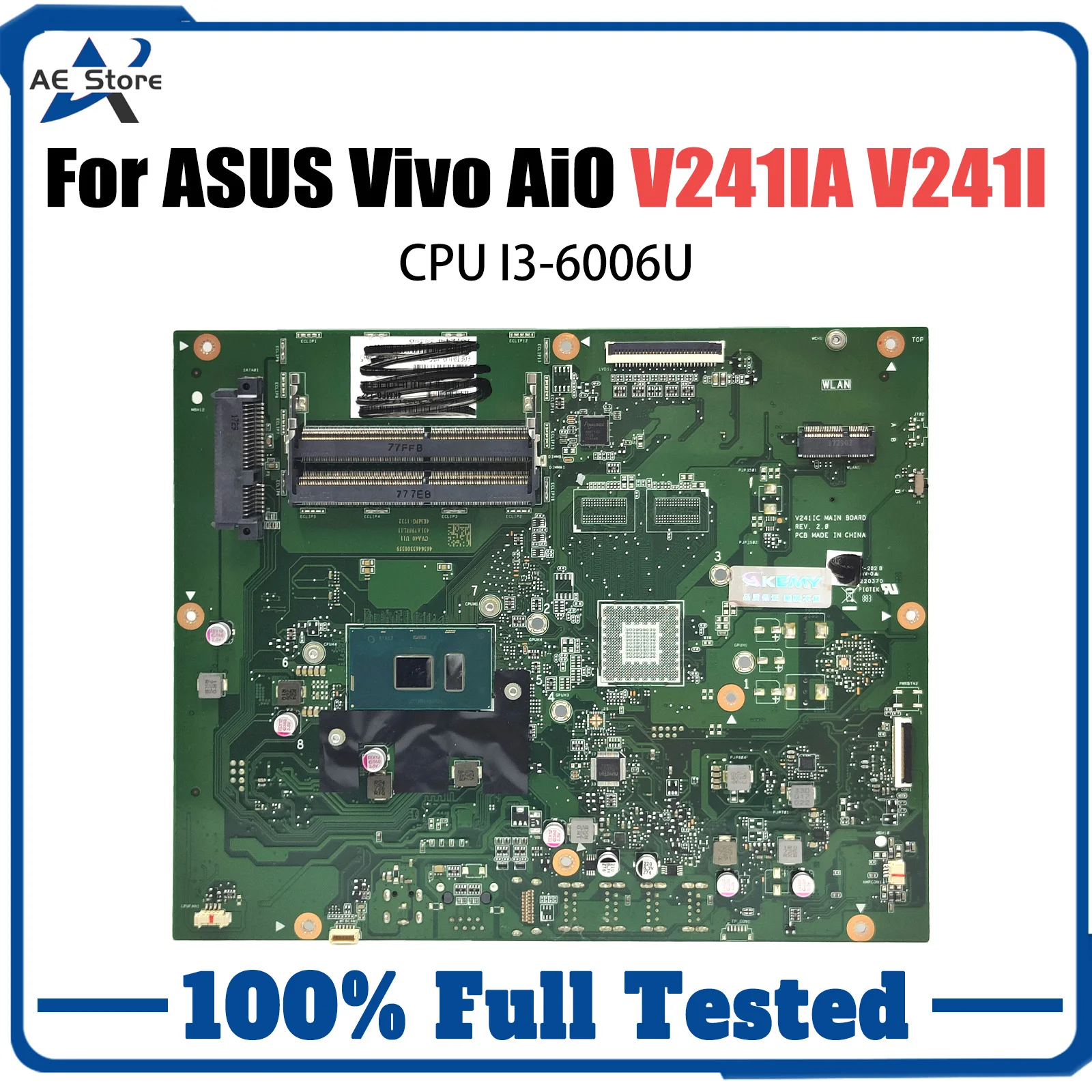 

V241I Mainboard For ASUS Vivo AiO V241IA All-in-one Laptop Motherboard With I3-6006U CPU