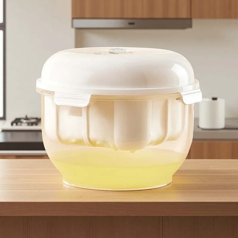 

Premium Yogurt Strainer – Thick & Creamy Homemade Yogurt Maker – BPA-Free Reusable Mesh Filter with Lid