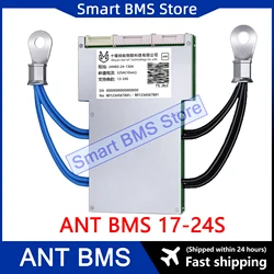 Smart ANT BMS 17S - 24S 20S 60V 72V 84V 96V CONT. 50A 130A 340A 420A Peak 550A 850A 1050A Within Balance BT App for Lifepo4 LTO