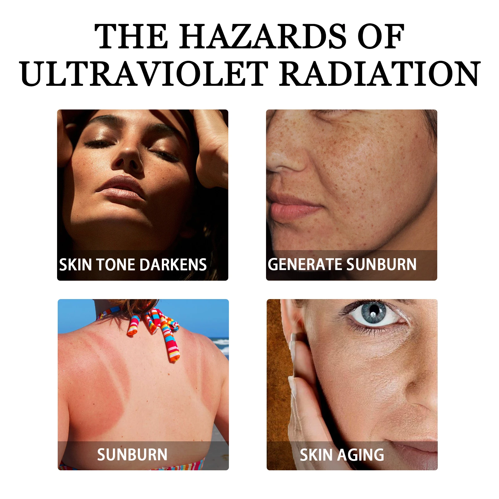 كريم وقاية من الشمس للجسم والوجه من Ouhoe SPF 100 حماية من الأشعة فوق البنفسجية فوق البنفسجية UVB مانع غير دهني للاستخدام اليومي في الصيف في الهواء الطلق على الشاطئ 50 جرام #2