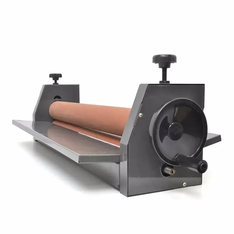 1000mm Cold Roll Laminator LBS1000 Manual Desktop Laminating Machine High Quality Rubber Roller for A3 A4 A5 A6 Paper Lamination
