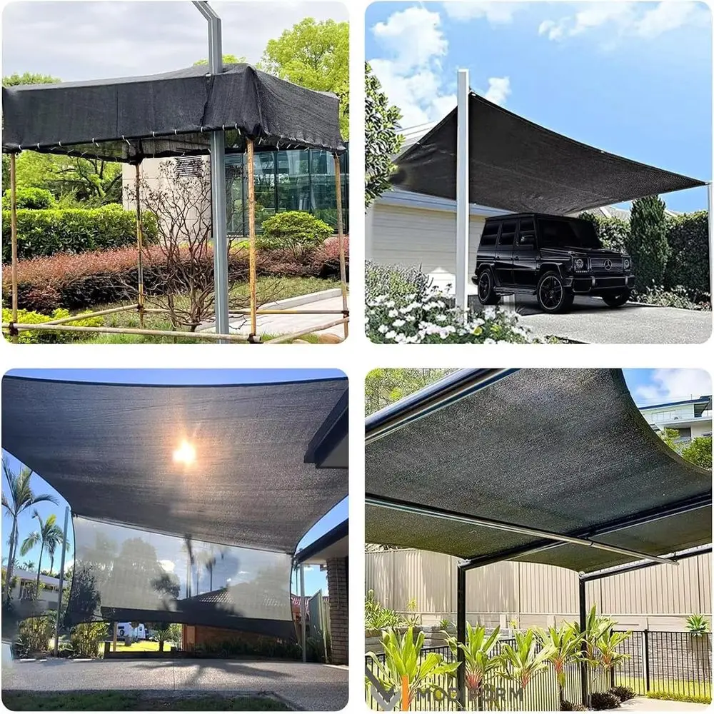 UV-Resistant 12x24 Ft Garden Shade Cloth for Plant Protection and Greenhouse Use