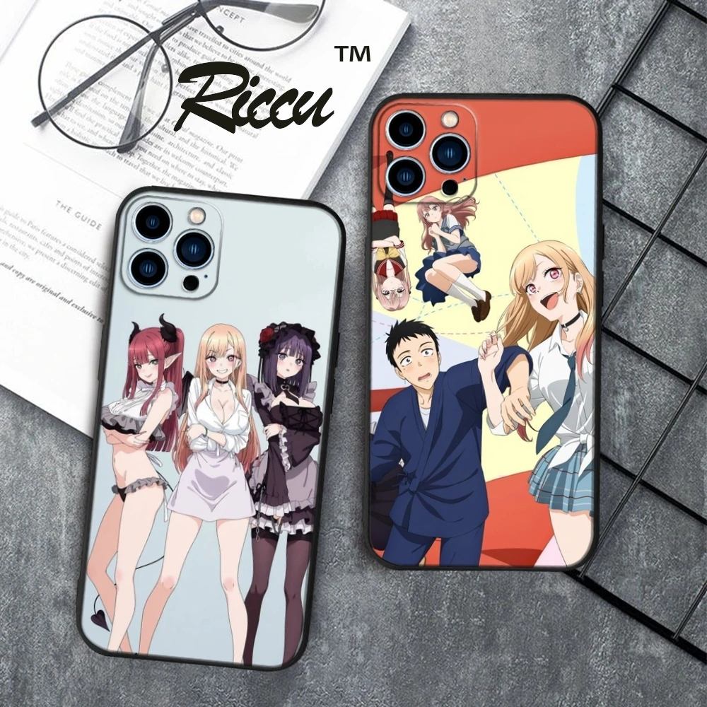 

My Dress-Up Darling Phone Case FOR IPhone 17 16 15 14 11 12 Pro 15 Plus 17 Pro MAX MINI air Samsung S25 S24 Black Covers