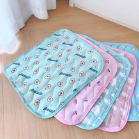 Hamster Cooling Pad - Ice Silk Summer Bed Mat for Small Pets (Breathable - Keep Guinea Pigs/Rabbits Cool in Hot Weather)