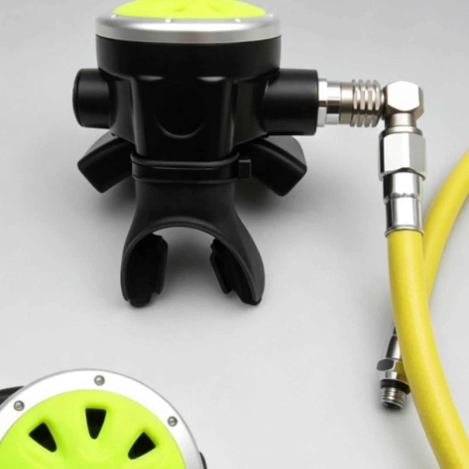 Diving Hose Elbow Adapter Titanium Alloy Scuba Regulator Elbow 90-Degree Diving Hose Adapter Compact Corrosion-Resistant
