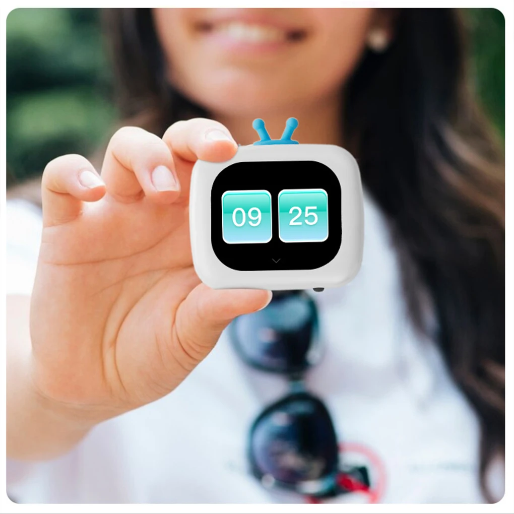 

2-дюймовый портативный мини-многофункциональный динамик Bluetooth5.4, музыка, будильник, вызов, таймер/калькулятор, погода, календарь