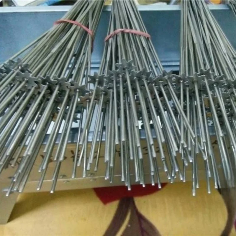 

Stainl Steel BBQ Skewer Auatic Rotating Gear Barbecue Needle Meat Kebab Accories Home Outdoor Cam Travel Supplies