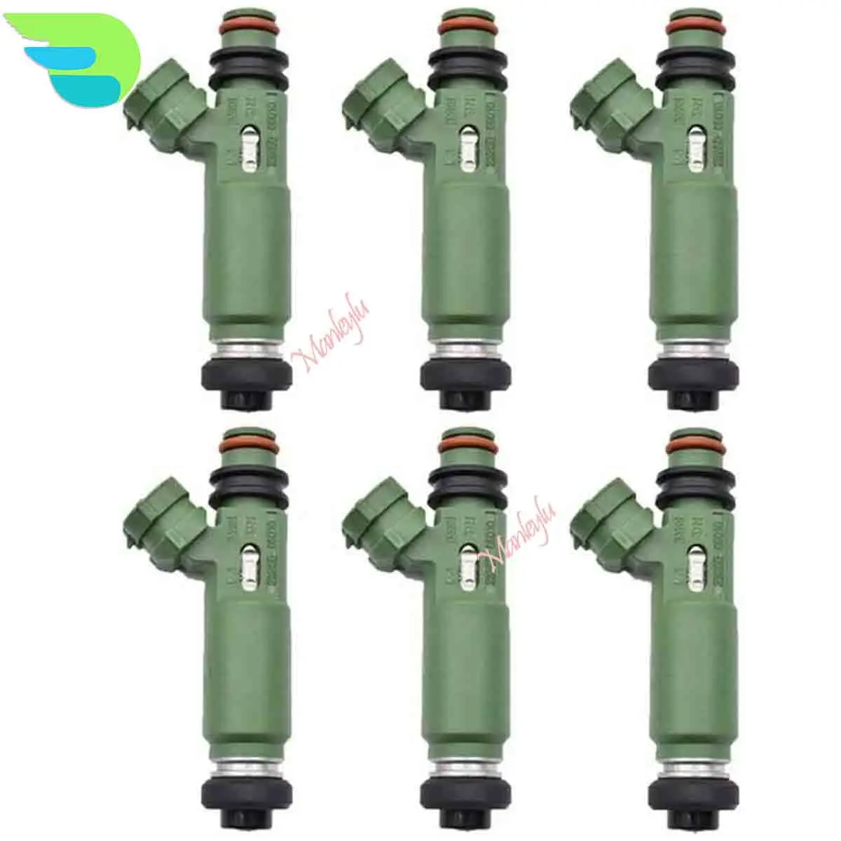 4/6PCS Fuel Injector Nozzle Fit For Toyota Landcruiser 1993-2007 For Lexus LX450 1995-1997 23250-66010 2325066010 23250 66010