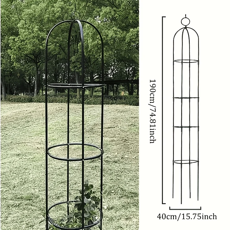 Metal Garden Trellis Plant Support Climbing Flower Rack Adjustable Height High Quality Outdoor Courtyard Decoration Props Climbi