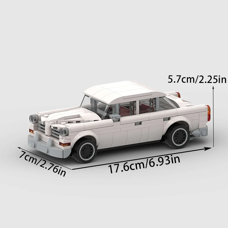 MOC Classic Assembly Car Model Set - Adult DIY Racing Car Collection, Creative Birthday and Christmas Gifts