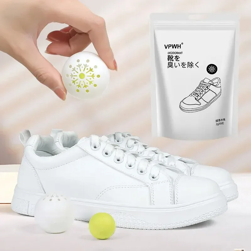 Deodorant-Bälle für Schuhe, multifunktional, Jasmin-Duft, Lufterfrischer, Schuhe, Schuhschrank, Toilette, Desodorierung, langlebig, aromatisch