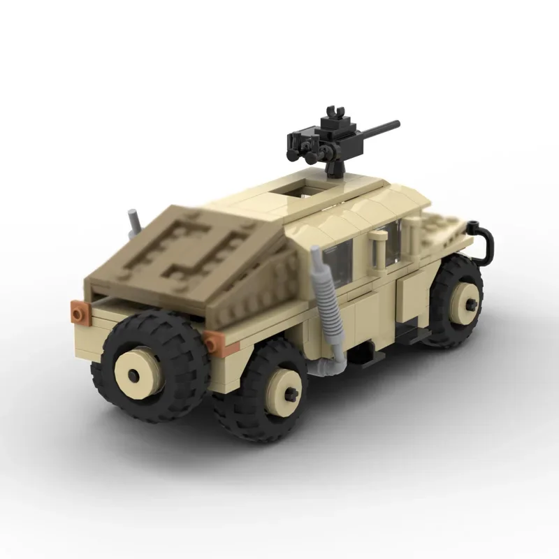 Modelo de veículo off-road militar moc, tijolos de construção, equipamento de guerra, tecnologia modular, montar brinquedos infantis, terno, presentes, feriado