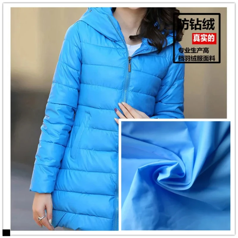 Nylon Down Jacket Fabric High Density 310T 40D Waterproof anti-static Resistant Matte Soft Vest Coat Nylon Fabric