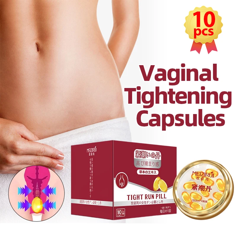 

10Pcs Vaginal Tightening Capsules Female Orgasm Gel Libido Enhancer Climax Tight Oil Vagina Shrinking Women Private Body Care