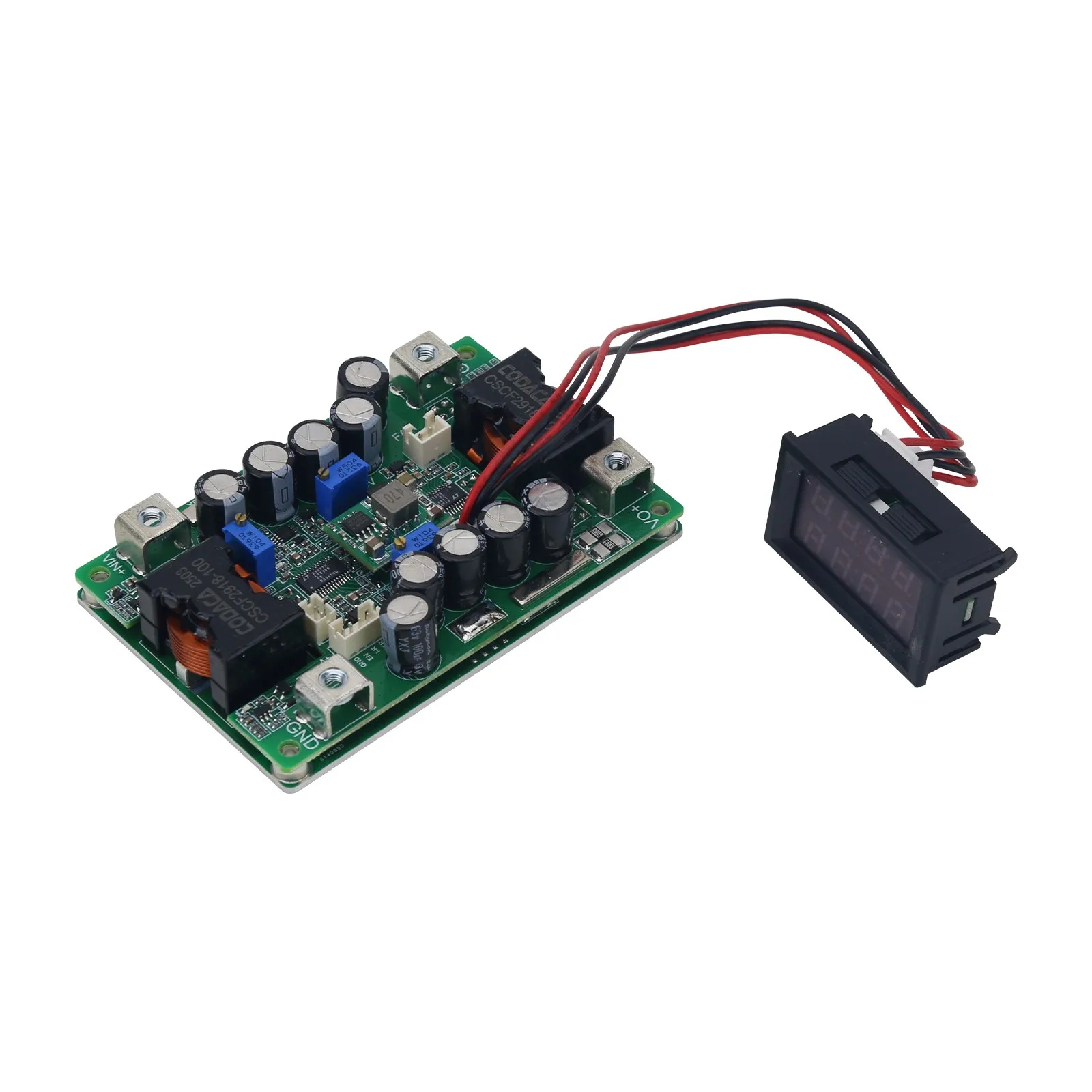 HiFiAMP YF-BKT60V50A Power Supply Board 50A/12-60V DC Automatic Buck Boost Converter Step up down Converter Full Set CC CV