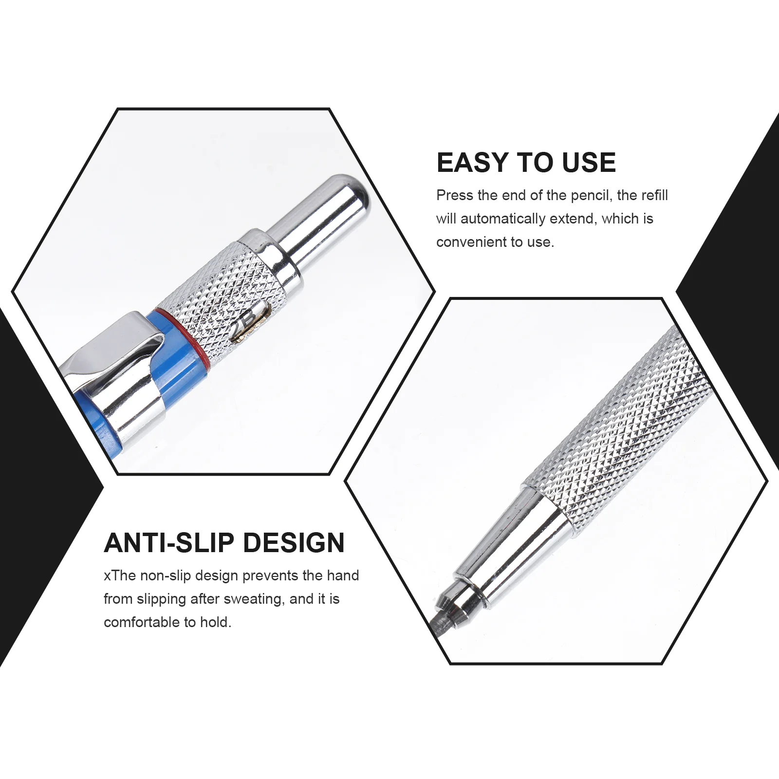 2 Sets Mechanical Pencil Woodworker Engineering Drawing for Carpenters Stone Mill Sturdy