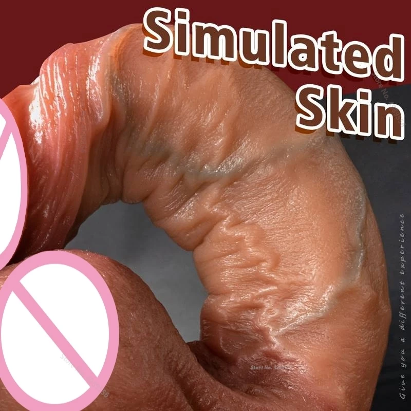 سميكة القضيب دسار مثير الكبار الديك ديك الجنس لعب لينة واقعية الجلد يشعر الإنسان القضيب قضبان اصطناعية جنسية امرأة القضيب الاصطناعية النساء #4