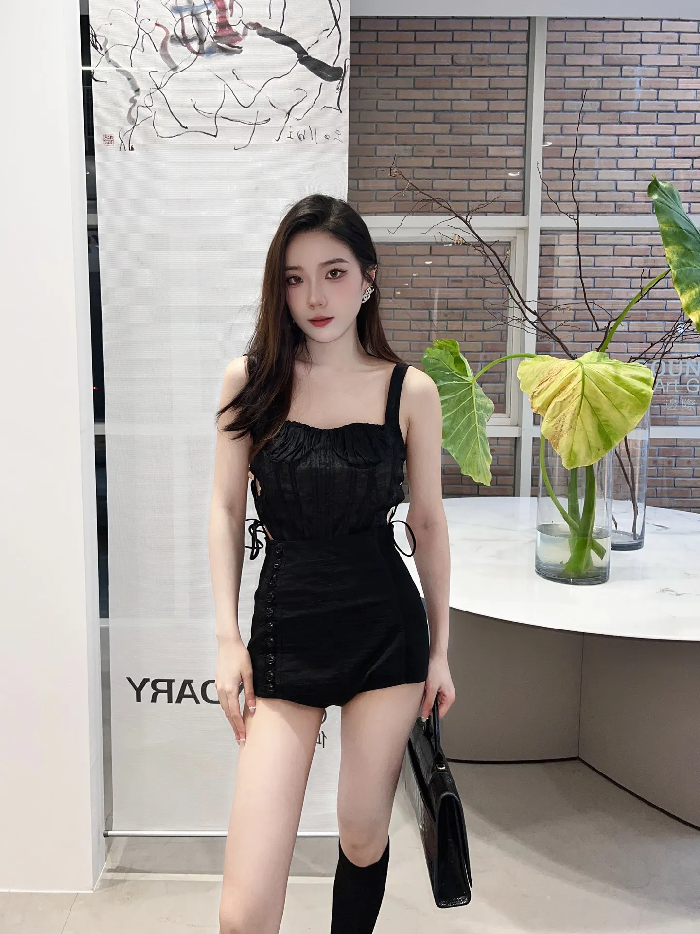 

High Autumn New 2023 Early Waist Buckle Corset Shorts 0822