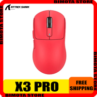 Attack Shark X3 Pro Wireless Mouse Tri Mode Paw3395 4k Reciver Gaming Mouse Long Battery Life Esports Mice Pc Gamer Accessories