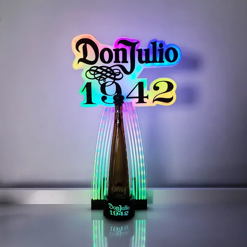 LED luminous rack champagne tortilla wine red 1942 tequila whiskey display bar KTV