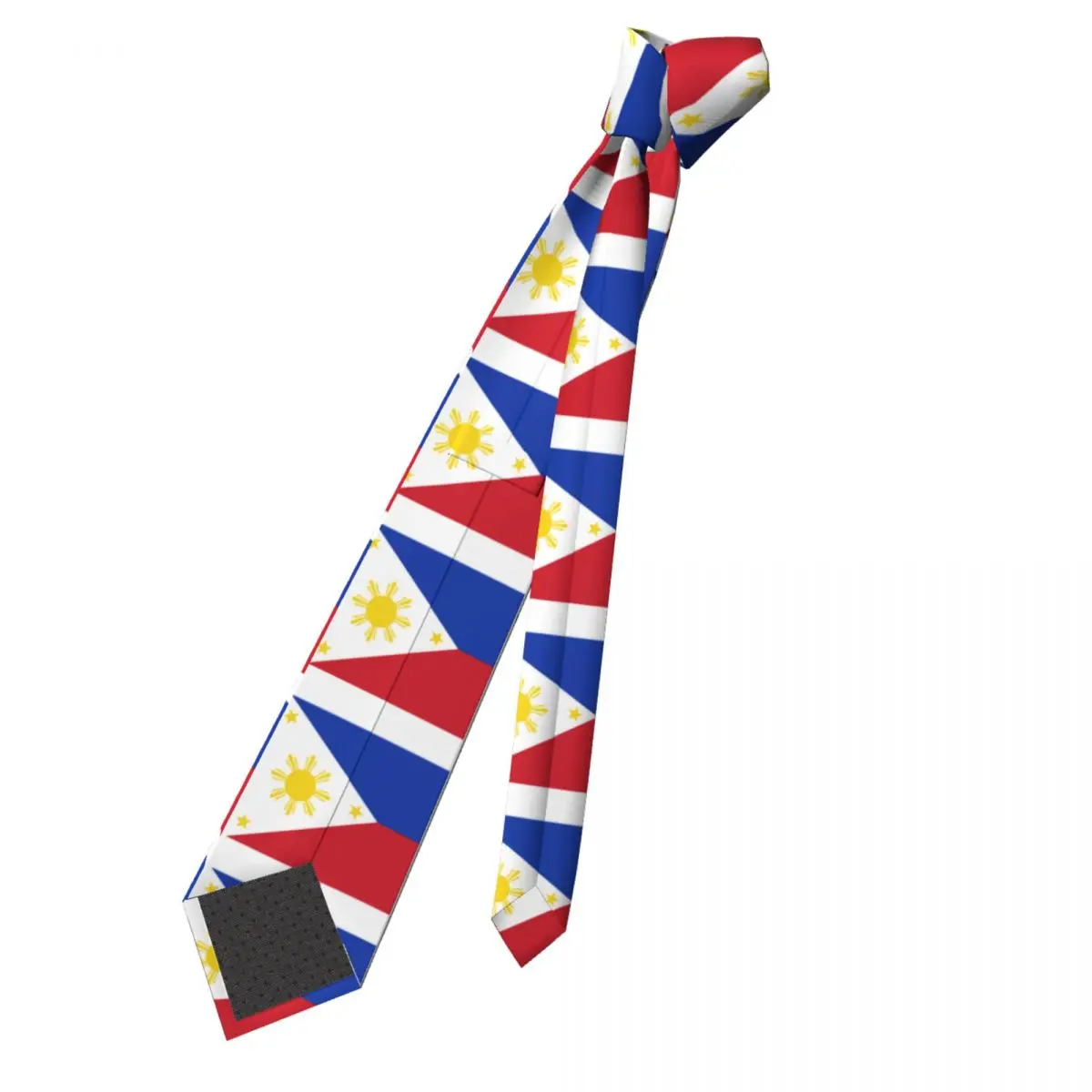 Philippines Flag Necktie Men Slim Polyester 8 cm Narrow Neck Ties for Mens Daily Wear Cravat Cosplay Props