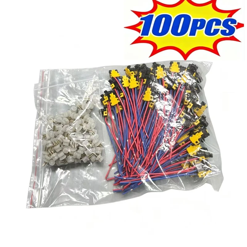 1-100Pcs Universal Steering Wheel Airbag Plug Harness, Main and Auxiliary Airbag Plug, Seat Air Curtain Plug, Steering Wheel Speaker Plug