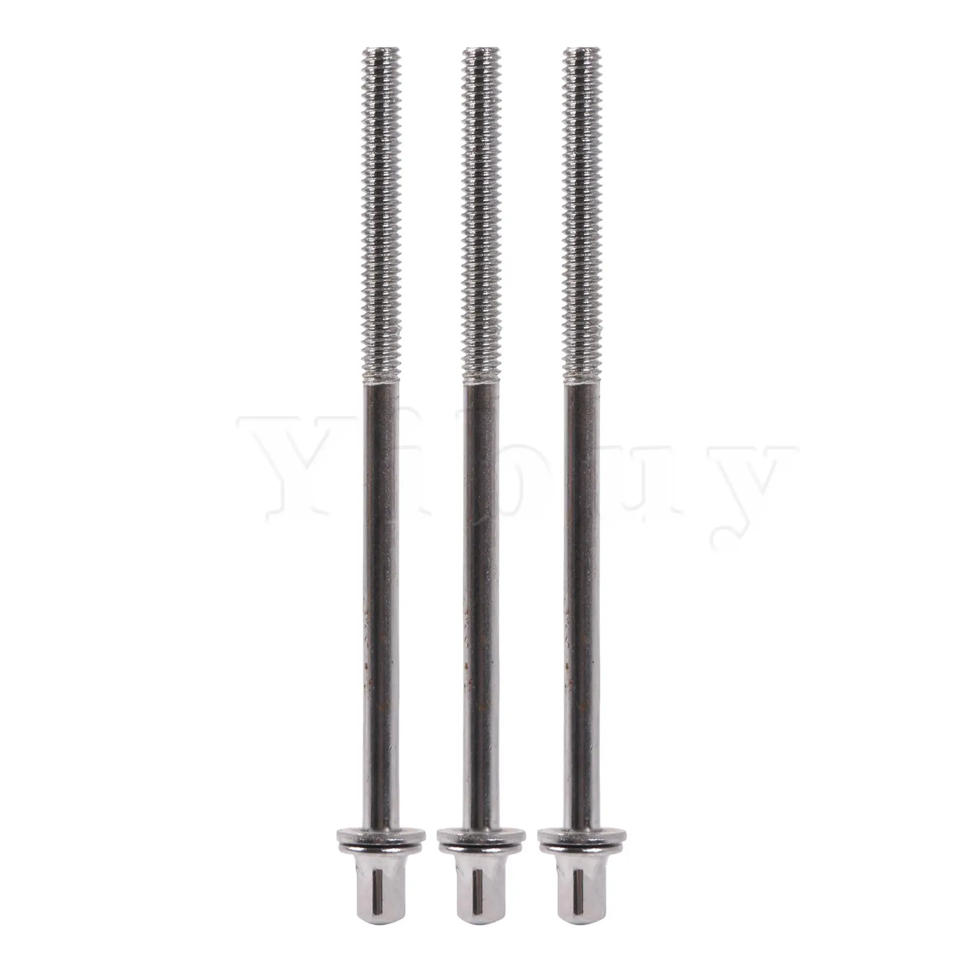 Yibuy 13 Pcs M5 Drum Screw Tension Rod 100mm w/ Key Wrench T-shaped Z-shaped