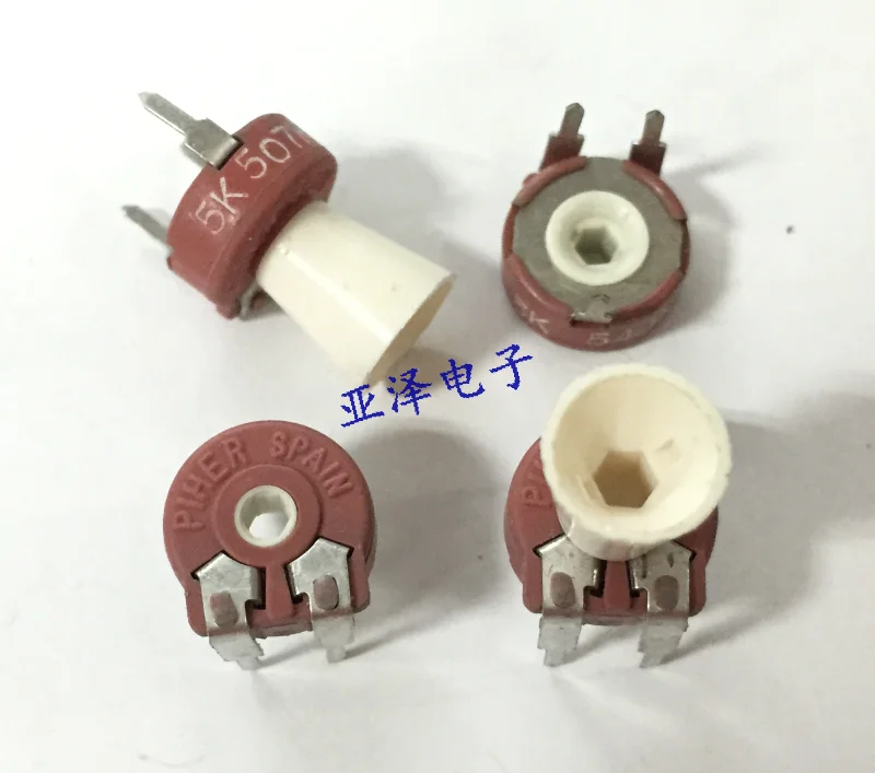 3PCS/lot Spanish PIHER fine-tuning potentiometer PT10-5K